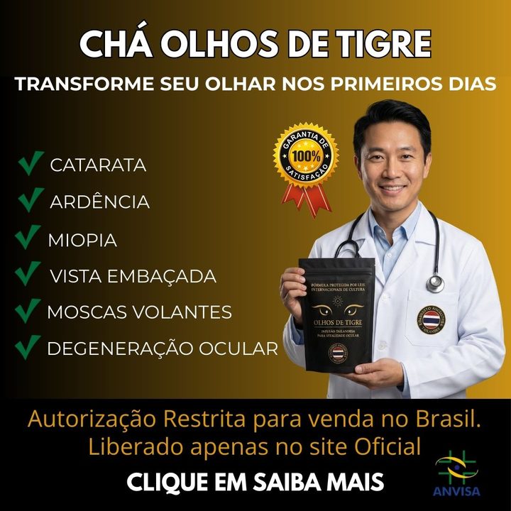 Chá Olhos de Tigre — transforme seu olhar nos primeiros dias