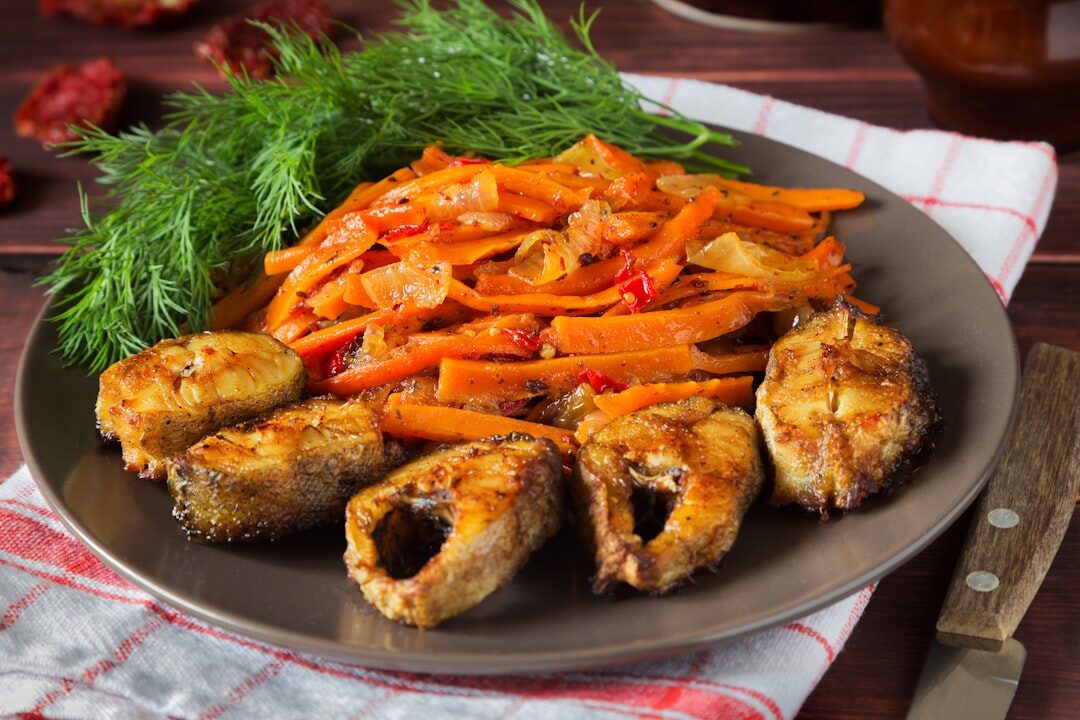 Prato saudável com peixe e legumes - como emagrecer rápido Prato saudável com peixe e legumes - como emagrecer rápido